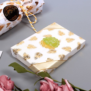 Business Gifts Paper <b>Box</b> Packaging Hot-Stamping Coated Plastic Compatible Gravure Printing Elegant Tissue Jewelry <b>Box</b> Wrapping - Product Image 6