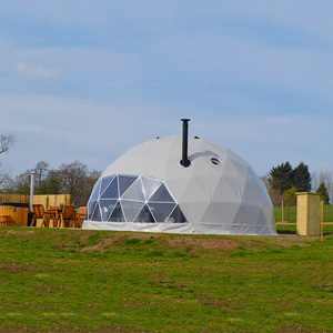 Factory Supply Weiß Runde Jurte Haus Glamping Zelt Luxus für Hochzeits feier - Product Image 3