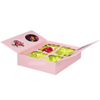 Personalisierte Honigbonbon-Verpackungsbox Luxuriöse Handgefertigte Doppeltürige Geschenkbox mit Einlage