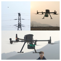 Capteur LiDAR LiAir H600 pour drone à voilure fixe VTOL, scanner laser monté sur drone pour la topographie et la cartographie professionnelles des terrains