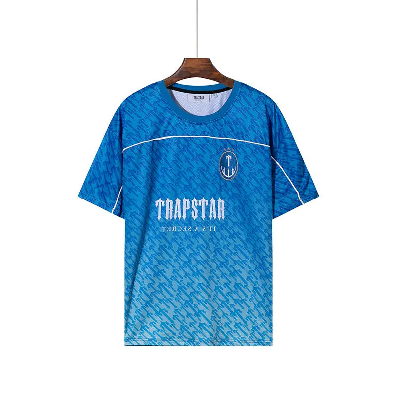Kaus Trapstar Monogram Pria Musim Panas Baru 2023 Kaus Oblong Warna Render Kualitas Tinggi Kaus Oblong Wanita Penjualan Laris