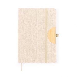 Soporte para Teléfono de Bambú Ecológico con Logotipo Personalizado, Nuevo y Promocional, Libreta de Notas de Tela Dura RPET 300D para Uso en la Oficina - Product Image 3