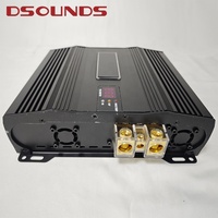 Amplificateur de voiture 3000Wrms avec affichage de la tension, amplificateur de voiture de style brésilien, amplificateur de voiture numérique monobloc pour haut-parleur audio de voiture