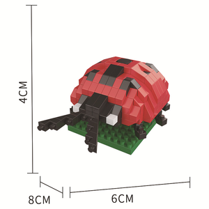 Piezas pequeñas para niños compatibles con todos los bloques de construcción montaje educativo regalo Unisex modelo en miniatura lindo Animal ladrillos de construcción de juguete - Product Image 5