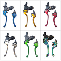 Accessoires pour motos, levier d'embrayage CNC résistant aux chocs, pliable, ASV, vente en gros de leviers d'embrayage