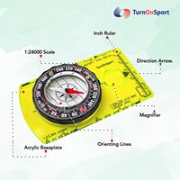 Perlengkapan mendaki berkemah lainnya navigasi berkemah kantung canggih Hiking Backpacking kompas Orienteering kompas Logo kustom