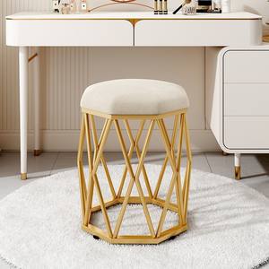 Taburete de tocador de lujo ligero <span class=keywords><strong>para</strong></span> dormitorio de niñas, taburete de <span class=keywords><strong>maquillaje</strong></span> Simple moderno <span class=keywords><strong>para</strong></span> dormitorio de casa, silla de manicura de estilo INS, silla de tocador - Product Image 1