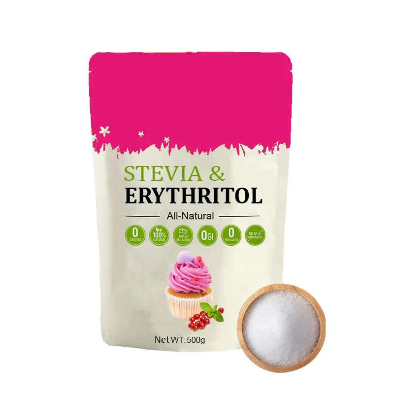 Stevia erythritol poşet/% 100% doğal tatlandırıcı stevia tablet toptan/stevia fiyat