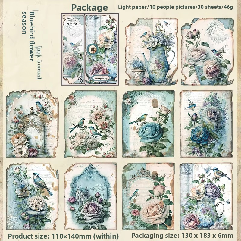 C Green bird season blue