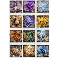 Aimant de réfrigérateur PY, art de personnage d'anime Pokémon, décoration de réfrigérateur, souvenir, cadeau, vente en gros, vente au détail, jeu de société, loisirs créatifs