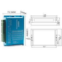 Kit Motor Stepper Loop Tertutup dengan Rem NEMA 23 57mm NEMA 34 86mm 2.2N.m 3N.m 4N.m 8.5N.m 12N.m + Driver Layar Digital HBS86H