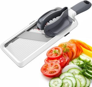 <span class=keywords><strong>Mandoline</strong></span> multifonctionnelle pour légumes – Trancheuse réglable en acier inoxydable pour fruits et légumes, coupe-choux - Product Image 1