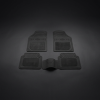 Tapis de sol 3D pour Opel Mokka, noir, moitié moquette, moitié caoutchouc, taille unique