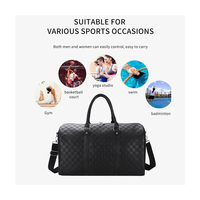 Tas Travel Tote Gym Kulit PU Fashion Berkualitas Tinggi Kapasitas Besar Portabel