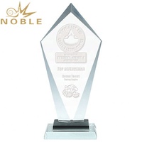 Conception personnalisée De Jade Blanc Pomme de Verre Trophée