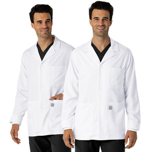 <span class=keywords><strong>Blouse</strong></span> de <span class=keywords><strong>laboratoire</strong></span> médicale <span class=keywords><strong>jetable</strong></span> XINYANGYI, respirante, douce, en PE et élasthanne, uniforme court pour médecins et personnel, vêtements pour le personnel des hôtels et des hôpitaux - Product Image 3