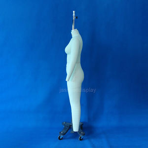 Maniquí de Moda JASMINE de Fibra de Vidrio, Talla Estadounidense 10, Ajustable, de Medio Cuerpo, Estilo Europeo Original, para Sastre, en Venta - Product Image 4