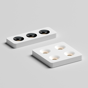 Cao Cấp Siêu Mỏng Vuông Trần Downlight Có Thể Điều Chỉnh Duy Nhất/Dual/Ba/Đa-Đầu Thay Đổi Độ Sáng Chống-Lóa LED Đèn Nồi Đèn - Product Image 3