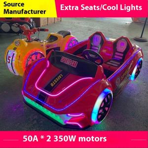 Nouvelle Voiture Électrique Carrée pour Enfants, Voiture Tamponneuse Lumineuse avec Double Télécommande pour Aire de Jeu Intérieure - Product Image 3