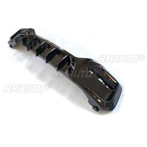 Difusor de Parachoques Trasero Negro Brillante ABS, Alerón, Divisores para BMW Serie 1 F20 M Sport M135i M140i 2016-2018, Estilo Automotriz - Product Image 4