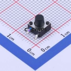 K2-6639SP-F4SC-04 Tactile Switch SMD-4P,6x6mm Switch 2.5N Vertical Mount 6mm 6mm - Product Image 1
