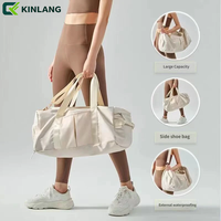 Tas Selempang Yoga Kanvas OEM, Bahan Nilon Tahan Air, Kain Komposit Ramah Lingkungan untuk Aktivitas Harian, Gym, dan Studio Yoga