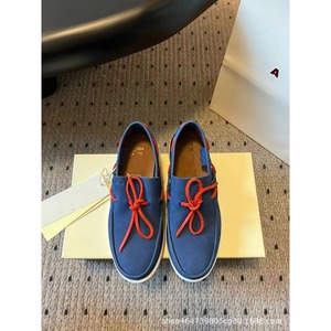 Mocassins décontractés Marn's couleur haricot rouge automne, en cuir véritable avec doublure en maille, tendance mode, semelles intérieures en caoutchouc EVA - Product Image 6