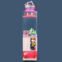 Machine de jeu à œufs transparents à pièces pour enfants à prix avantageux, distributeurs automatiques commerciaux LQY LFD008, paiement par code QR et pièces