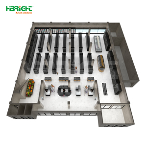 Diseño de estanterías moderno con refrigeración de bajo consumo para supermercados - Product Image 2