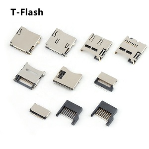 <span class=keywords><strong>Push</strong></span>-<span class=keywords><strong>push</strong></span> loại thẻ ổ cắm micro ngắn SD chủ thẻ ổ cắm TransFlash TF 9pin Micro SD thẻ kế<span class=keywords><strong>t</strong></span> nối - Product Image 2