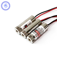 Focusable 30mW 650nm DC3-5V Line Red Laser Module