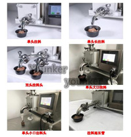 Nouvelle machine semi-automatique haute productivité en acier inoxydable 304 pour l'injection de garniture (crème, pâte, noix, pain) dans les gâteaux, les choux et les cupcakes