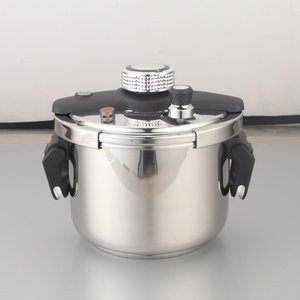 Cuisinière à pression en acier inoxydable, équipement de cuisine de haute qualité, cuisinière à pression multi-commerciale avec poignée pliable - Product Image 6