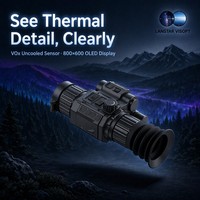 Cámara Termográfica Monocular de Alta Definición, Impermeable IP66, Instrumento de Observación de Largo Alcance para Exteriores con Grabación Wifi