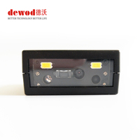 Lector de código Qr de montaje fijo industrial DEWO, escáner de código de barras rápido de detección automática USB RS232 para línea de producción