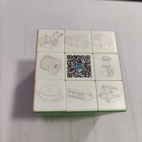 Kubus Puzzle Cetak Kode QR Pribadi Kualitas Tinggi Produksi Cepat untuk Logo Kustom Pribadi Di 6 Sisi