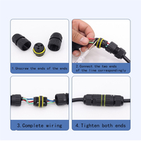 Connecteur étanche sous-marin Led Ip68 connecteur étanche dispositif de câblage encastré accessoires sous-marins