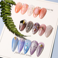IBDgel – Kit de vernis gel UV non toxique 24 couleurs effet gelée glacée 15 ml, certifié MSDS, avec vernis à ongles directement de l'usine OEM/ODM