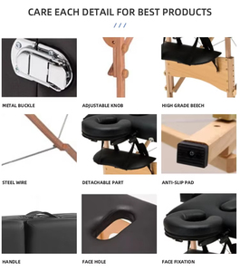 <span class=keywords><strong>Table</strong></span> de <span class=keywords><strong>massage</strong></span> pliable professionnelle légère, portable, pour les traitements de <span class=keywords><strong>massage</strong></span> - Product Image 5