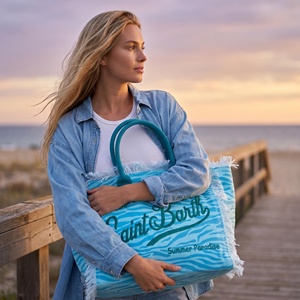 Bolso de Lona St. <span class=keywords><strong>Bart</strong></span> Beach 2026, Nuevo Bolso de Mano con Flecos Bordados, Bolso Bandolera Moderno Europeo y Americano para Mujer - Depósito - Product Image 5