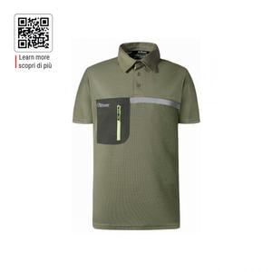เสื้อโปโลสีเขียวมะกอกเผา FU249BO-5XL U-POWER-เสื้อยืดทำงาน8033546479070 EAN และเสื้อโปโล - Product Image 1