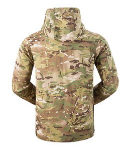 Chaqueta de Hombre de Alta Calidad con Cierre de Cremallera Larga, Cuello Alto, Estilo Blusón, a Rayas, para Otoño, Deportes al Aire Libre, Impermeable, Talla Pequeña - Product Image 5