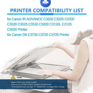 ตลับหมึกโทนเนอร์ทดแทนคุณภาพเทียบเท่าของแท้ Canon รุ่น NPG-74 GPR-58 C-EXV54 สำหรับเครื่องพิมพ์ Canon iR ADV C3025i C3125i C3226I - Product Image 5