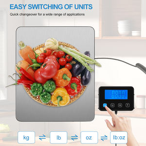 하이 퀄리티 200kg/440lb 전자 바닥 플랫폼 소포 우표 배송 무게 균형 디지털 우편 배송 규모 - Product Image 5