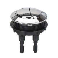 Venta directa de fábrica universal Accesorios de baño Botón pulsador 58mm Cisterna de doble prensa Botón redondo para inodoro