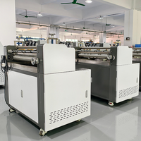 Machine de collage automatique haute précision à chaud et à froid pour rouleaux Anilox, idéale pour les boîtes rigides en plastique et carton, et les couvertures en papier
