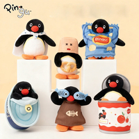 Vente en gros : Série Pingu Hide-and-Seek, Boîte mystère en ABS et peluche de polyester, Jouet de collection authentique et original de la famille des pingouins