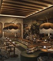Canapé de restaurant haut de gamme, banquette personnalisée, table et chaise d'hôtel, mobilier complet pour restaurant