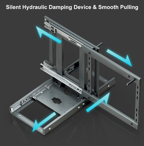 Hnoss nhà bếp nhôm đựng thức ăn xoay ma thuật góc giỏ mù góc tủ kéo ra ngăn kéo - Product Image 4