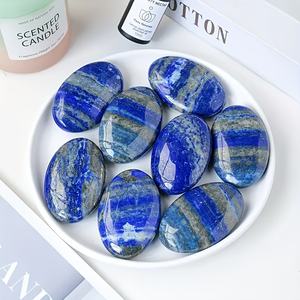Pierre de paume en lapis-lazuli de haute qualité en gros pour la décoration de la maison et les décorations de Feng Shui, accessoire élégant - Product Image 5